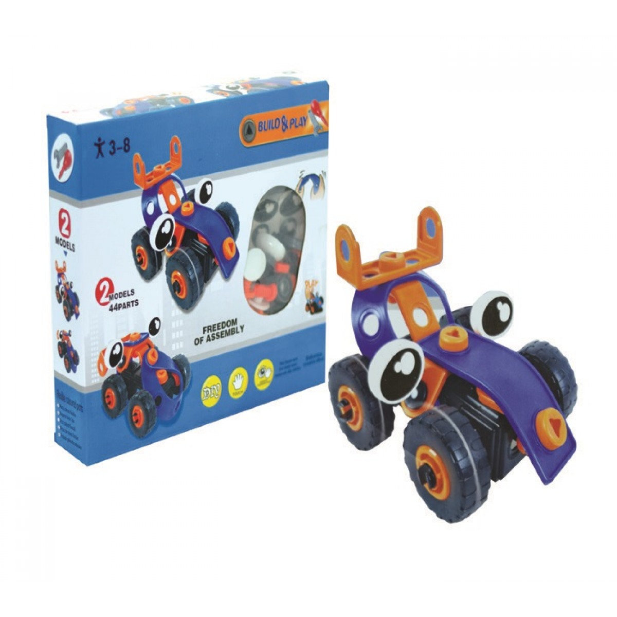 لعبة تحدي - لعبة التجميع ميكانو جلد وسط منوع   