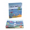 كتاب بزل كرتوني  " عالم البحار -SEA WORLD "