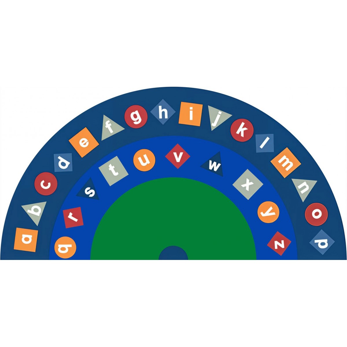 سجادة النصف دائرية- الحروف الانجليزية الصغيرة 200*400سم