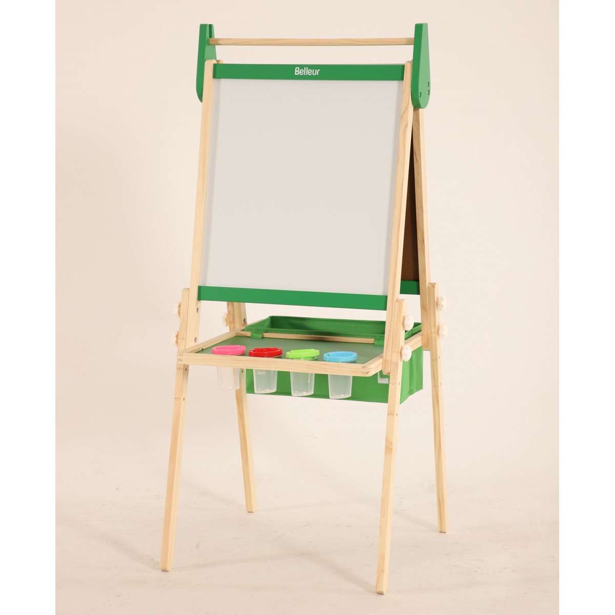 سبورة وجهين مع منطقة تخزين مقاس  95.6*55.2*54.9 CM 